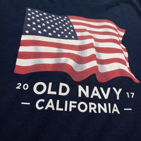 Old Navy Boys’ 2017 USA Flag Tee – Size M (8) – Limited Edition / Patriotic Grap - Picture 4 of 6